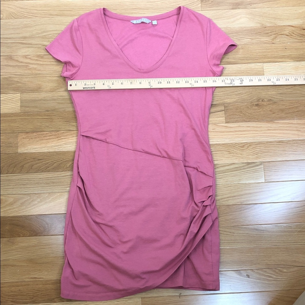 Athleta Central Dress Asymmetrical Pink Sz SP (DJ3) - Picture 6 of 9